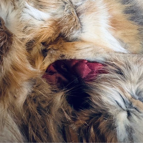 Fancy Hides for North Beach Leathers Hooded Fur Lined & Trimmed Leather Jacket - Picture 15 of 16